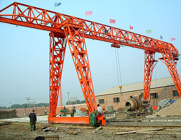雄峰MH10T-24M電動(dòng)葫蘆桁架門(mén)式起重機(jī)(花架式)